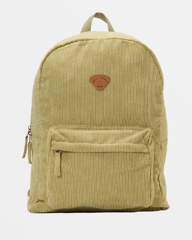 Billabong Schools Out Cord Backpack-Willow