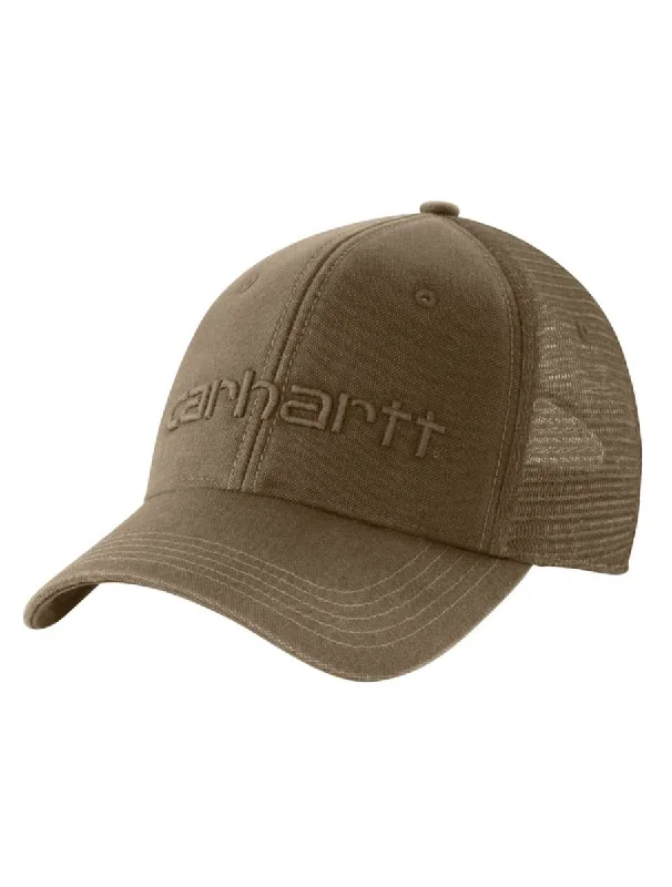 Canvas Mesh-Back Logo Graphic Cap