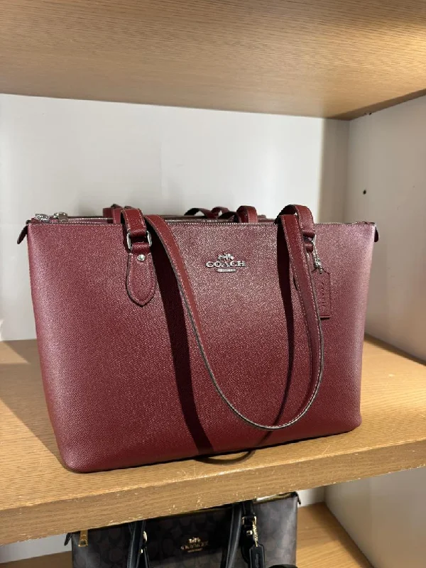 Coach Gallery Tote In Wine (Pre-Order)