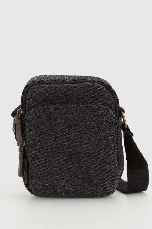 Blake Canvas/Lea Trim Phone Bag