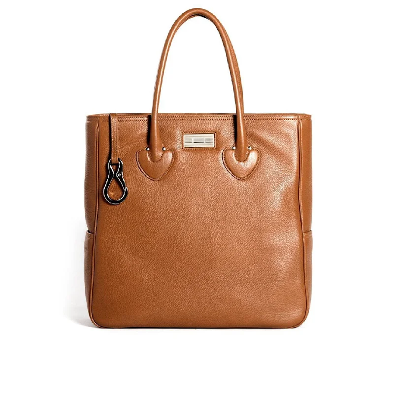 Essex Travel Tote, Cognac Leather