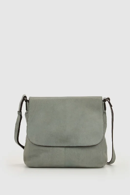 Maya Leather Flap Crossbody Bag