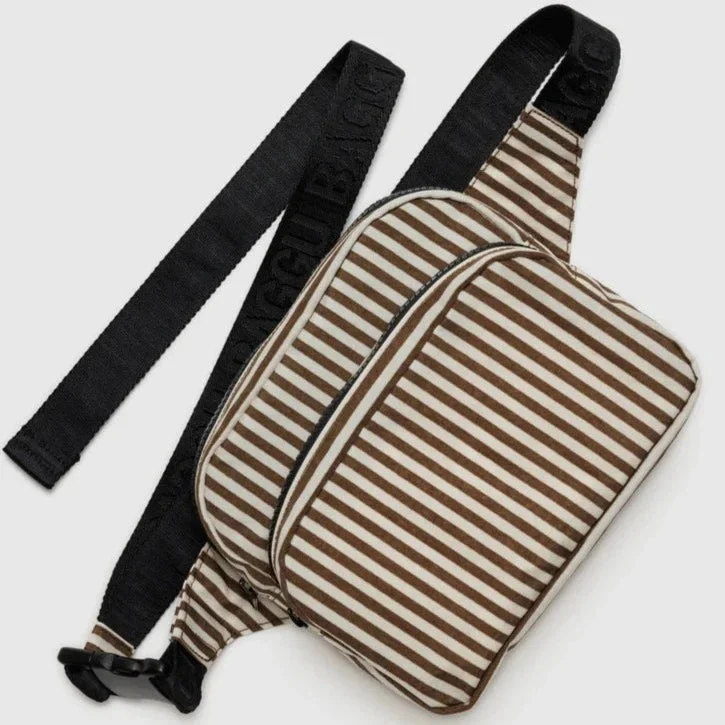 Fanny Pack (Brown Stripe)