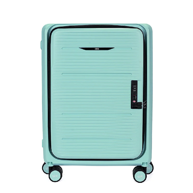 Foldable Hardcase Green Cabin Suitcase for Travel (20 inch-55 cm)