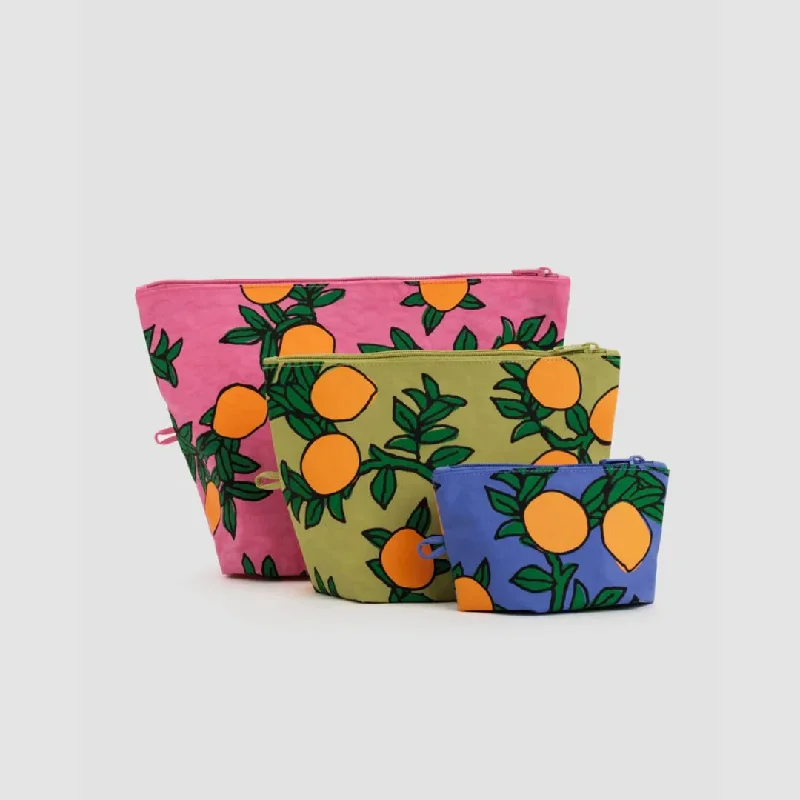 Go Pouch Set (Orange Trees)