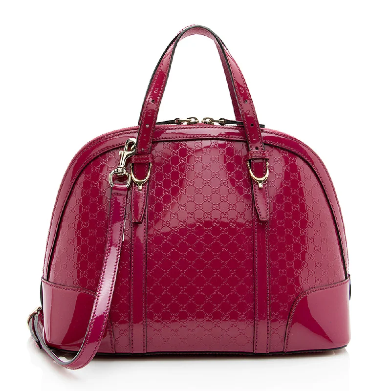 Gucci Microguccissima Patent Leather ]Nice Satchel