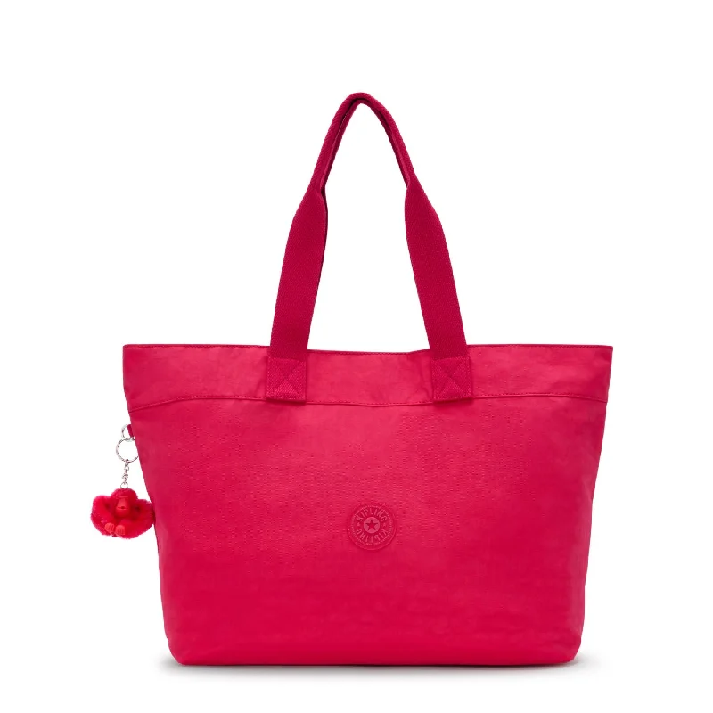 Kipling Colissa Large Tote with Laptop Compartment - Confetti Pink