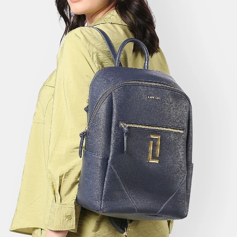 Lavie Luxe Simone Navy Medium Women's Backpack