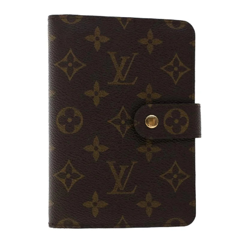 LOUIS VUITTON Monogram Porte Papier Zip Wallet M61207 LV Auth 49468