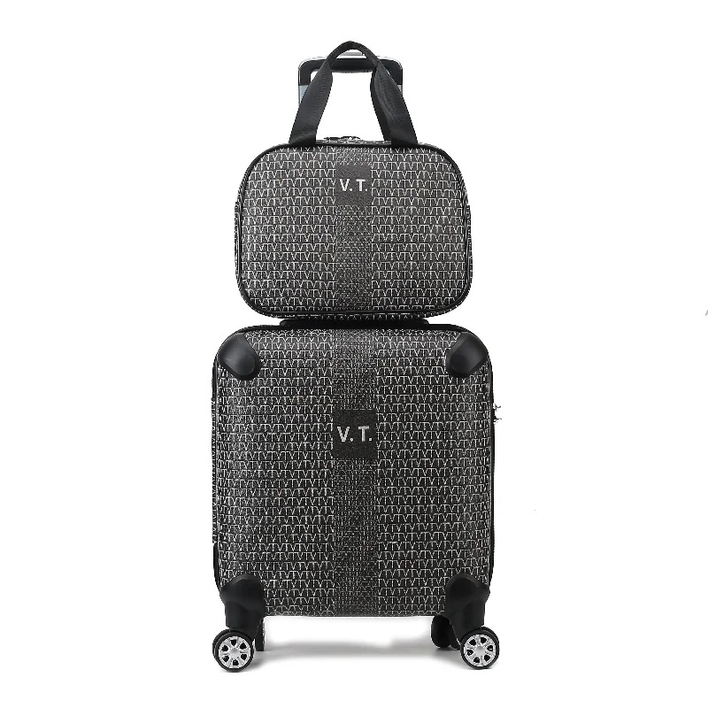 Monogram VT Cabin 2pcs traveling Bag-Black