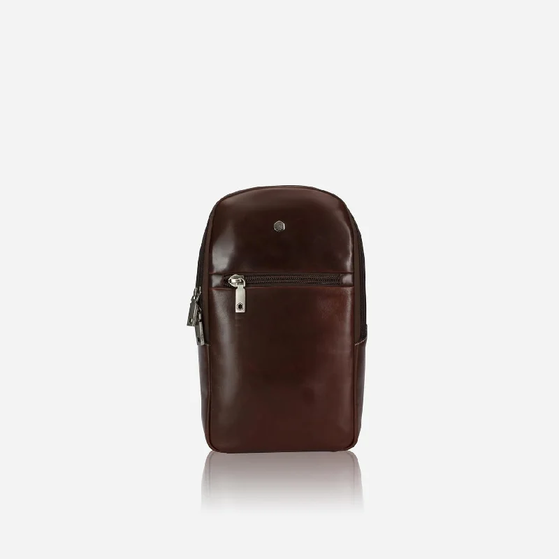 Single Strap Backpack, Mocha