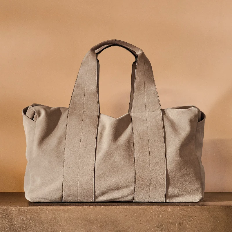 Suede Montecito Weekend Bag - Earth