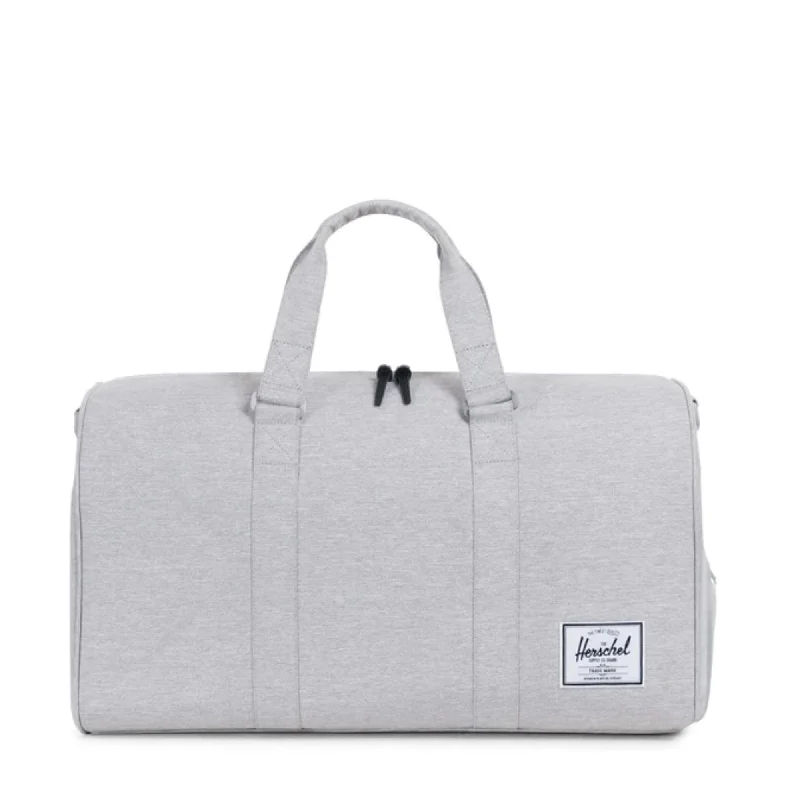 Novel Duffle (Light Grey Crosshatch)