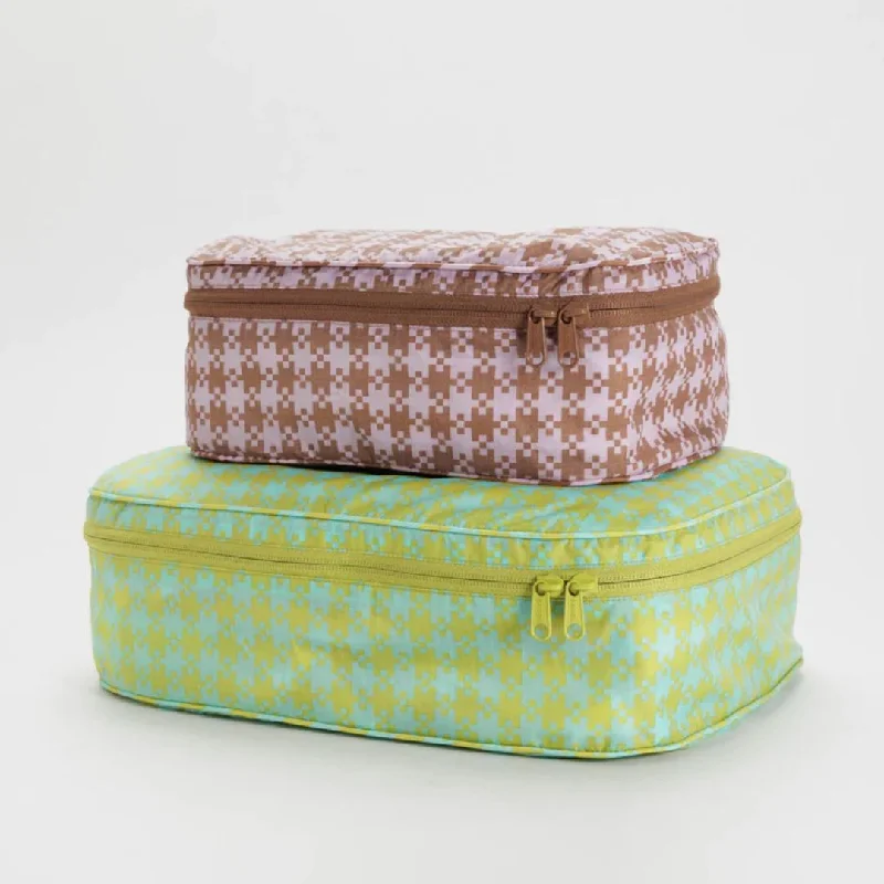 Packing Cube Set (Pixel Gingham)