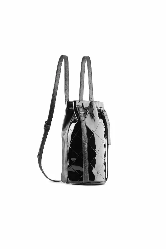 Drawstring Backpack Black