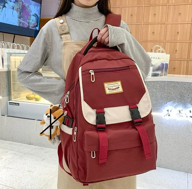 RED School back pack For Women 4221