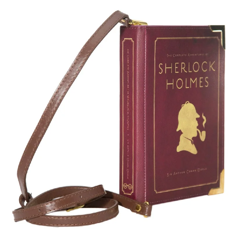 Sherlock Holmes Book Art Crossbody