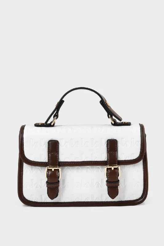 Trapeze Hand Bags B15115-White