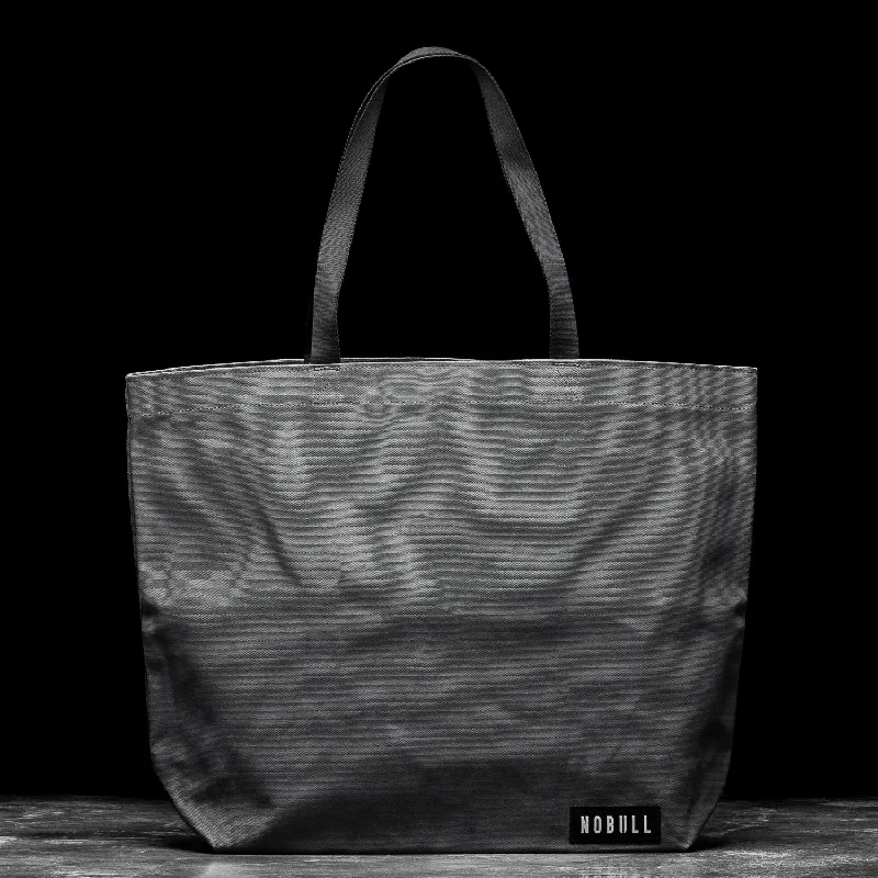 Waxed Canvas Open Top Tote Bag