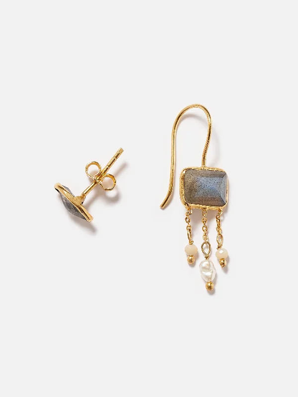 LE FOURBI DE CAPUCINE | LEA ASYMMETRICAL EARRINGS