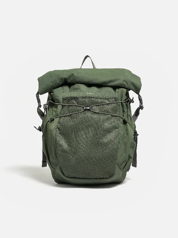 SANDQVIST | LOUIE MULTI LICHEN GREEN BACKPACK