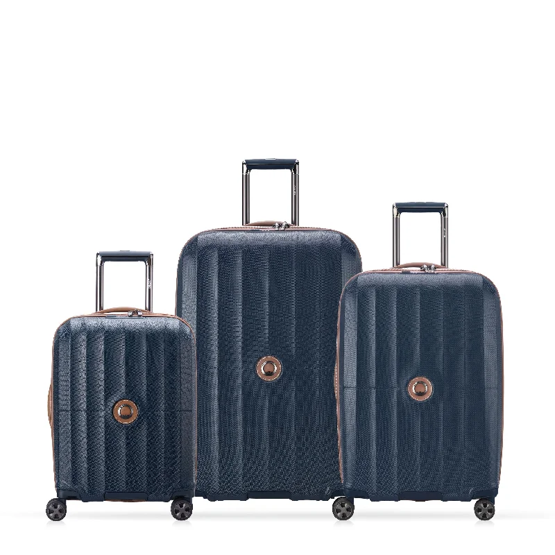 ST TROPEZ - Set 3 Suitcases (L-77cm), (M-67cm) (S SLIM-55cm)