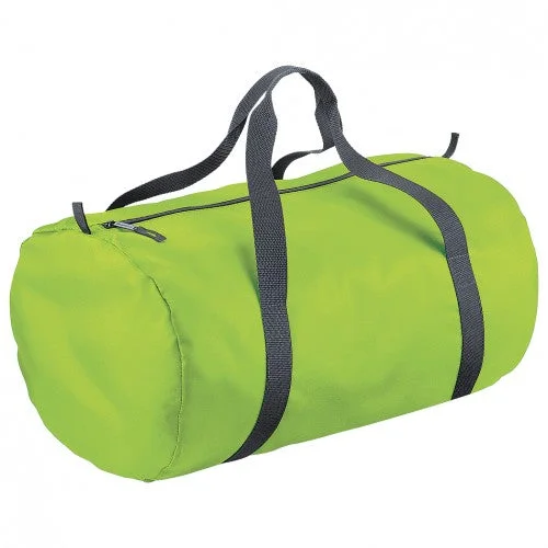 BagBase Packaway Barrel Bag / Duffle Water Resistant Travel Bag (32 Litres)