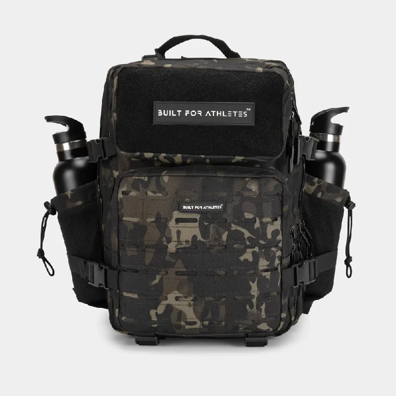 Built For Athletes Gym Backpack - Medium Black Camo