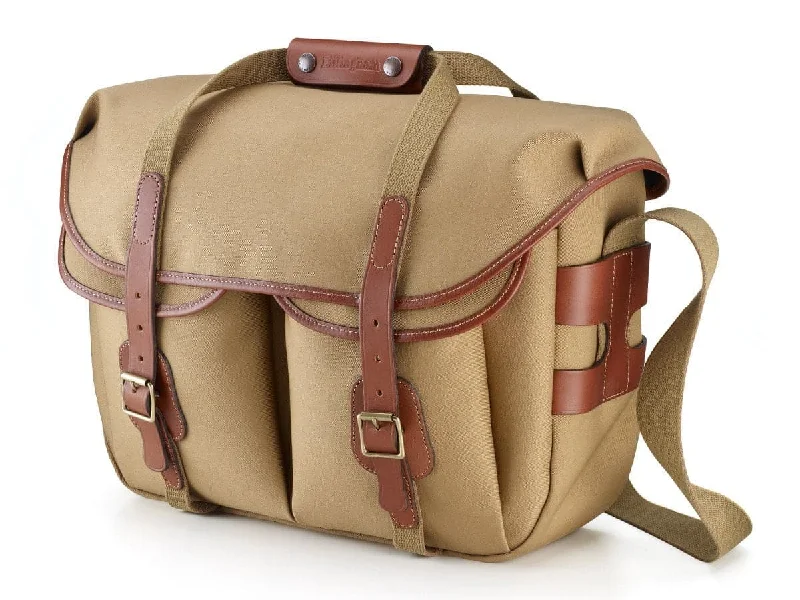 Hadley Large Pro Camera/Laptop Bag - Khaki Canvas / Tan Leather