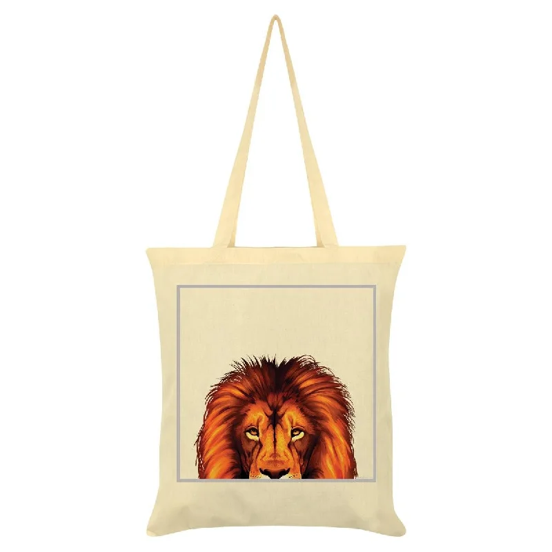 Inquisitive Creatures Lion Tote Bag