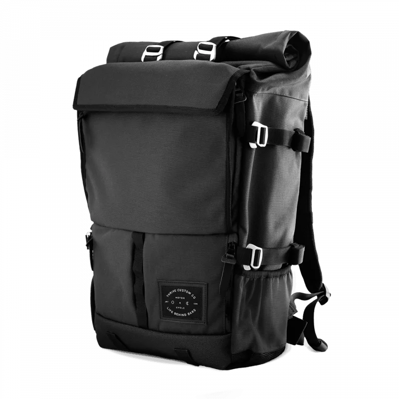 Life Behind Bars The Peloton Asphalt Rolltop Backpack